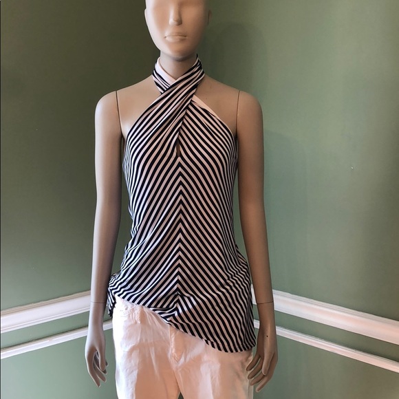 Lauren Ralph Lauren Tops - 👚LAUREN- never worn sz L navy/white halter top